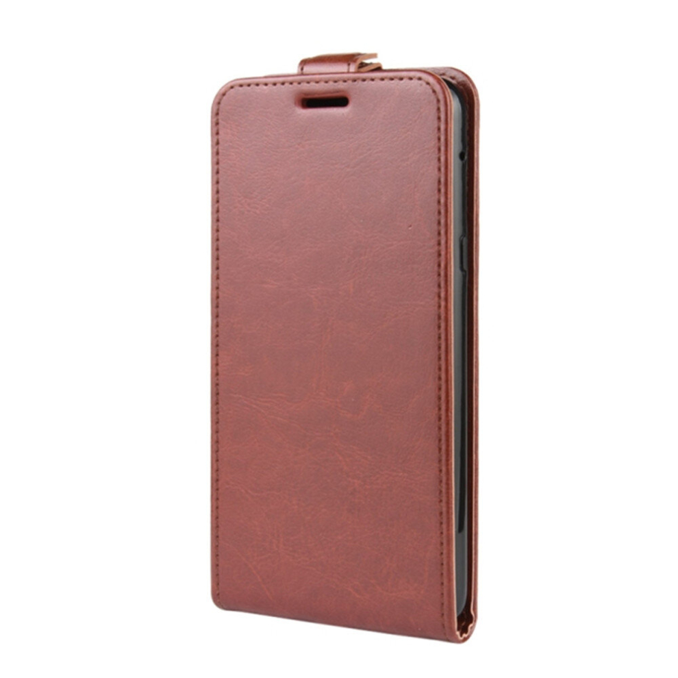 2Pc For Lg G8x Thinq Crazy Horse Vertical Flip Leather Protective Case(Brown) Brown 8881471523128