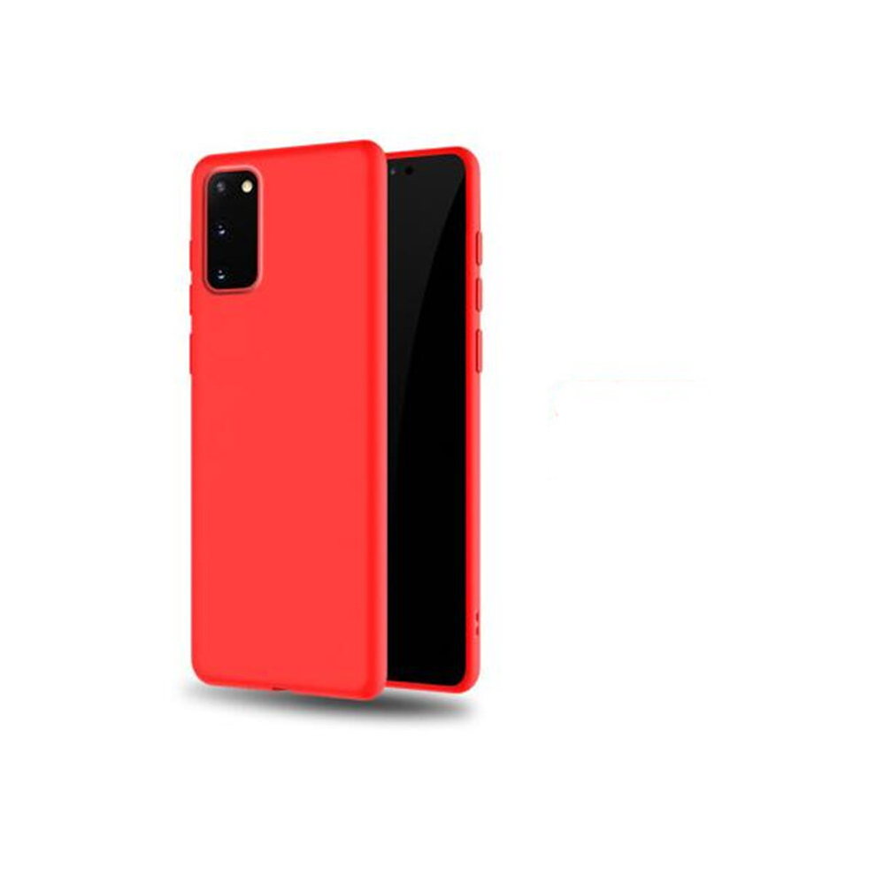 3Pcs For Galaxy S20plus Solid Color Liquid Silicone Shockproof Full Coverage Protective Case 8881471526150