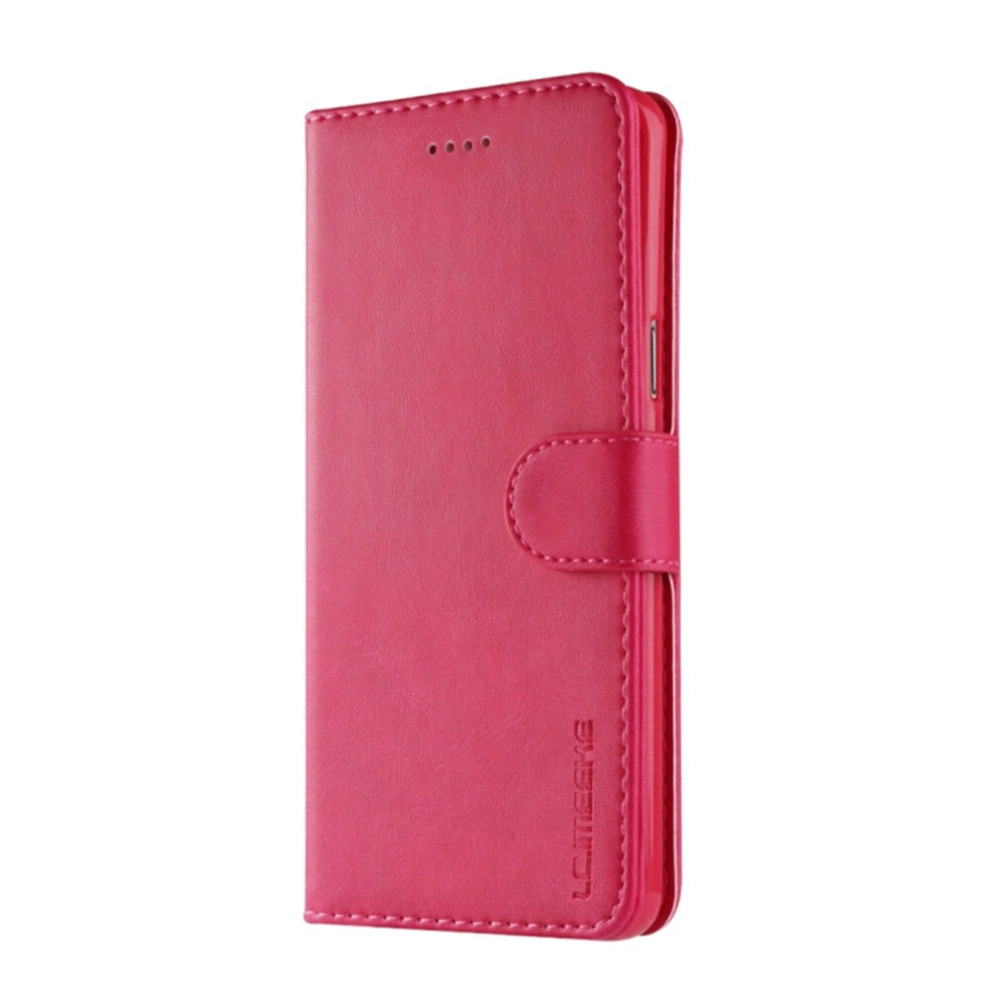 For Galaxy S9 Lc.imeeke Calf Texture Horizontal Flip Leather Case, With Holder & Card Slots & Wallet(Rose ) Red 8881471523104