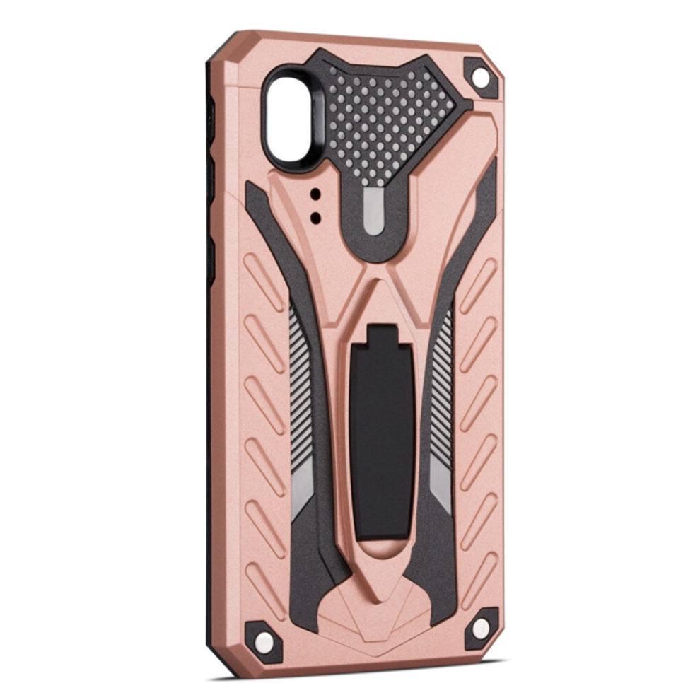 2 Pcs Shockproof Tpu + Pc Protective Case With Holder For Galaxy A2 Core(Rose ) Gold 8881471519114