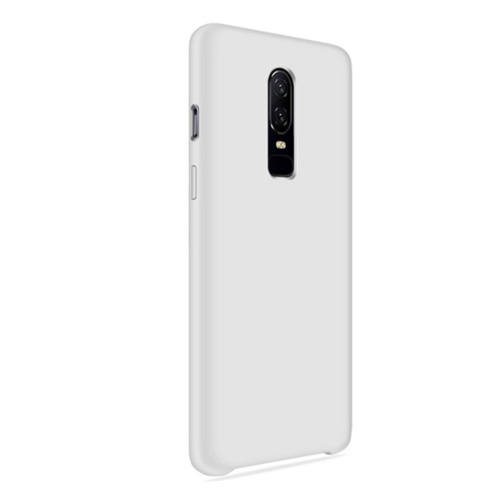 Ultra-Thin Liquid Silicone Dropproof Protective Case For Oneplus 7 Pro (White) White 8881471526273