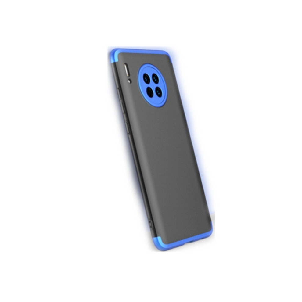 For Huawei Mate 30 Gkk Three Stage Splicing Full Coverage Pc Protective Case(Black ) Blue 8881471525955
