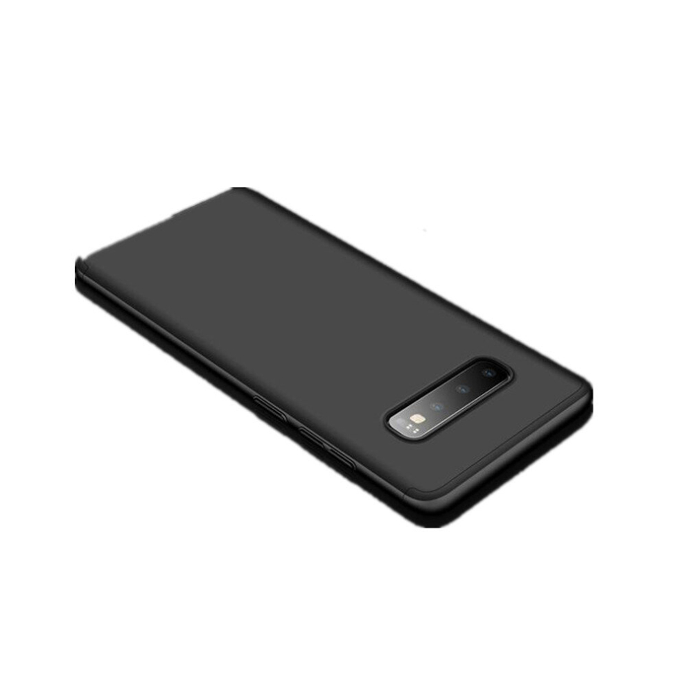 Three Stage Splicing Full Coverage Pc Case For Galaxy S10 (Black) Black 8881471523166