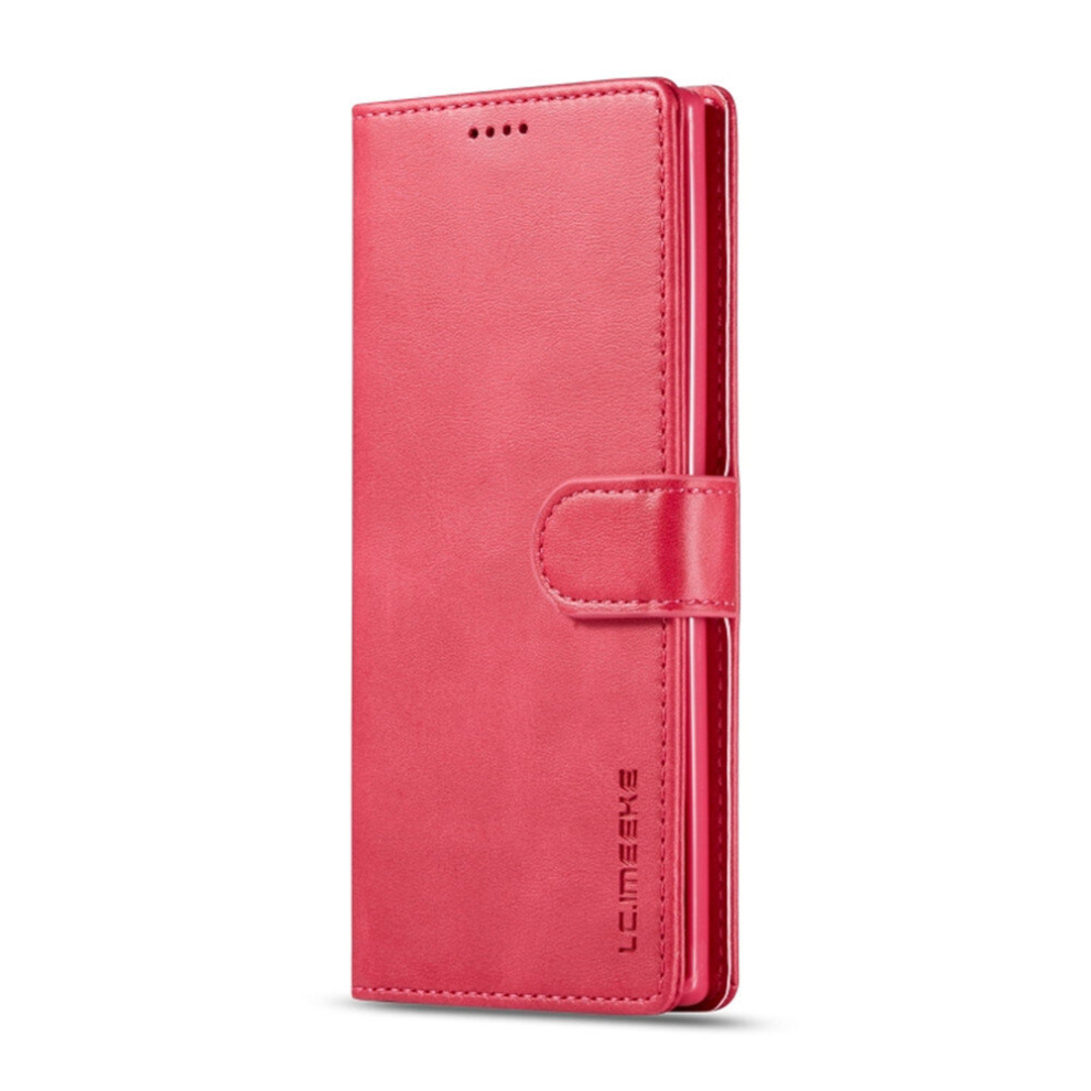 For Galaxy Note 10 Calf Texture Horizontal Flip Leather Case, With Holder & Card Slots & Wallet(Rose ) Red 8881471521926