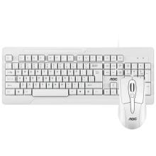 KM110 Kabelgebundenes Tastatur- und Mausset, 104 Tasten, wasserdichte USB-Tastatur, optische USB-Tastatur und Maus-Kombination für Computer-PC
