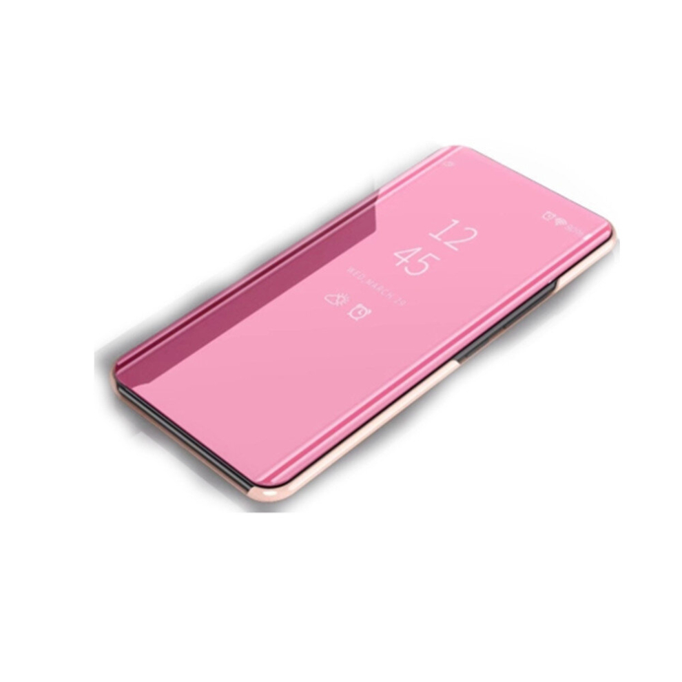 2 Pcs Electroplating Mirror Horizontal Flip Pu Leather Case With Holder For Galaxy Note 10(Rose ) Gold 8881471519138
