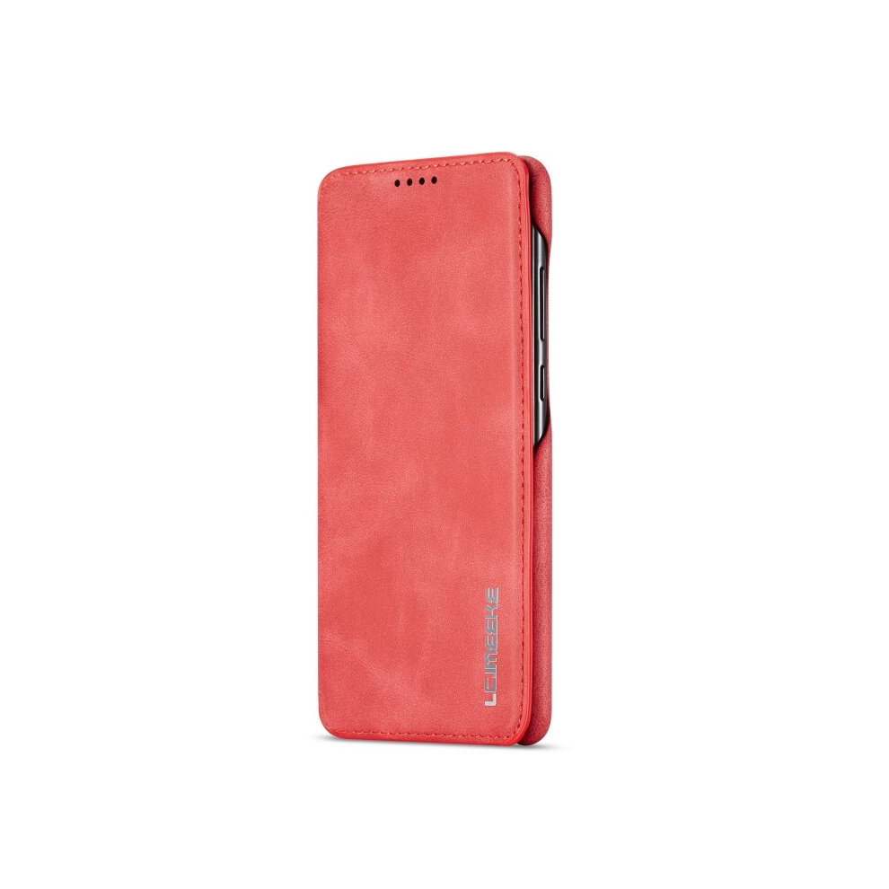 For Huawei P30 Hon Ancient Series Leather Case With Card Slots & Holder & Wallet(Red) Red 8881471521803