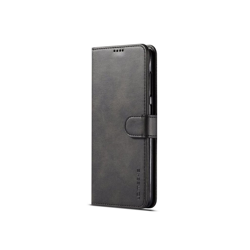 For Galaxy A40 Lc.imeeke Calf Texture Horizontal Flip Leather Case, With Holder & Card Slots & Wallet(Black) Black 8881471519268