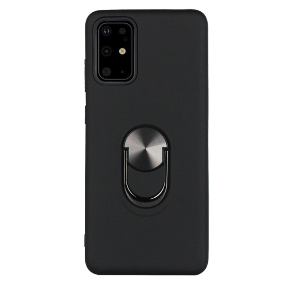 2Pc 360 Rotary Multifunctional Stent Pc+Tpu Case For Galaxy A50,With Magnetic Invisible Holder(Black) Black 8881471524484