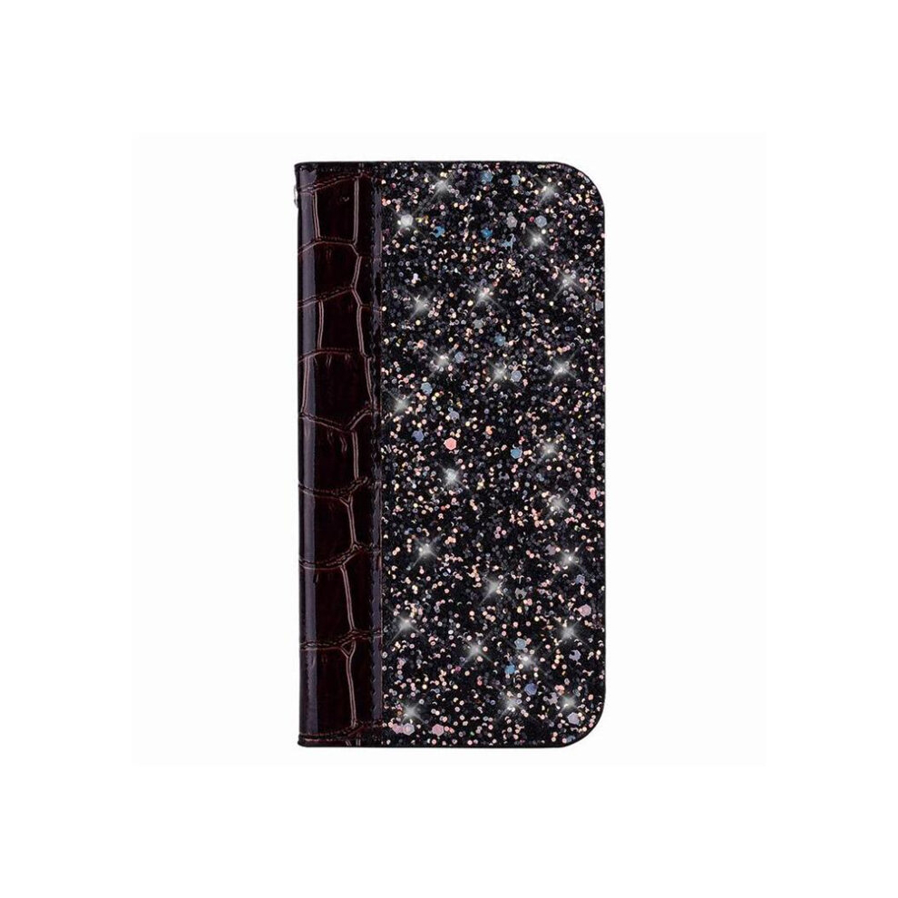 Crocodile Texture Glitter Powder Horizontal Flip Leather Case For Galaxy A20e 8881471527614