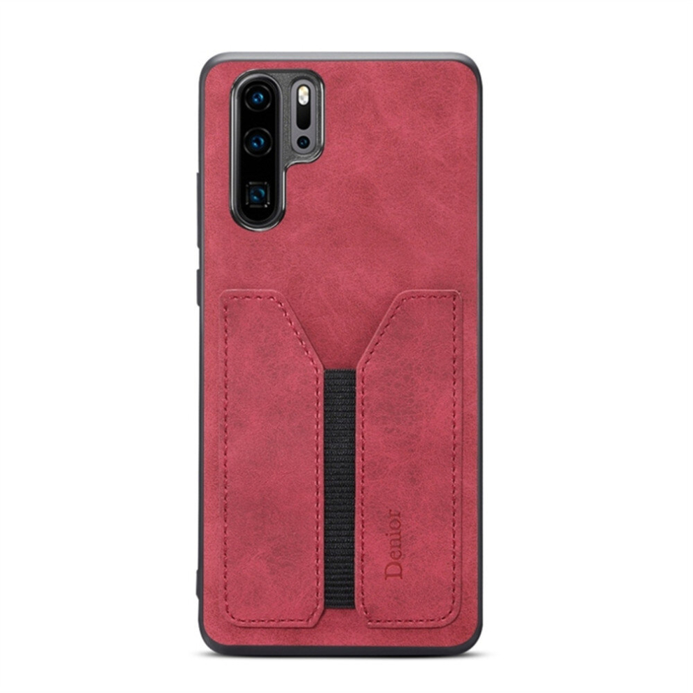 Pu + Tpu Protective Case With Card Slots For Huawei P30 Pro(Red) Red 8881471525061