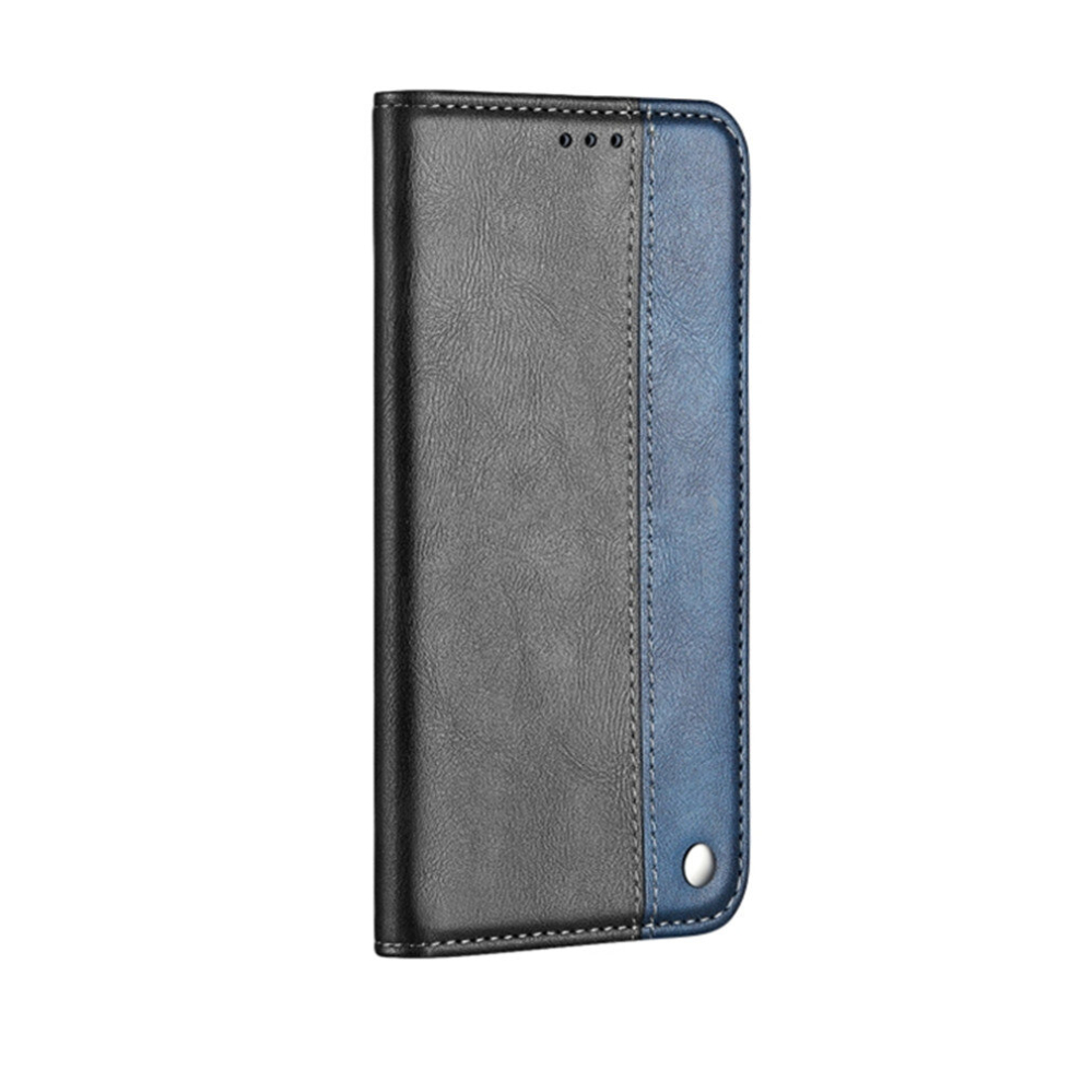 Business Solid Color Stitching Horizontal Flip Leather Case For Galaxy S10, With Holder & Card Slots & Wallet & Lanyard (Blue) Blue 8881471527669