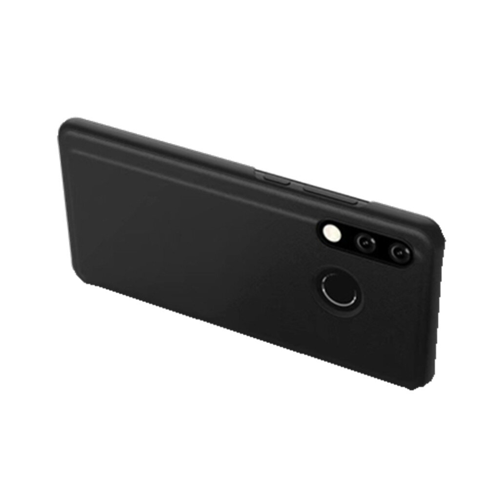2Pcs Electroplating Mirror Horizontal Flip Leather Case For Xiaomi Redmi 7, With Holder(Black) Black 8881471524309
