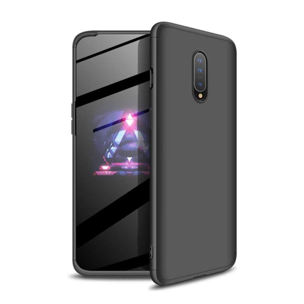 Three Stage Splicing Full Coverage Pc Case For Oneplus 7 (Black) Black 8881471522657