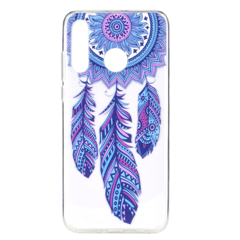 3 Pcs Fashion Pattern Tpu Shockproof Protective Case For Huawei P30 Lite(Wind Chimes) 8881471526334