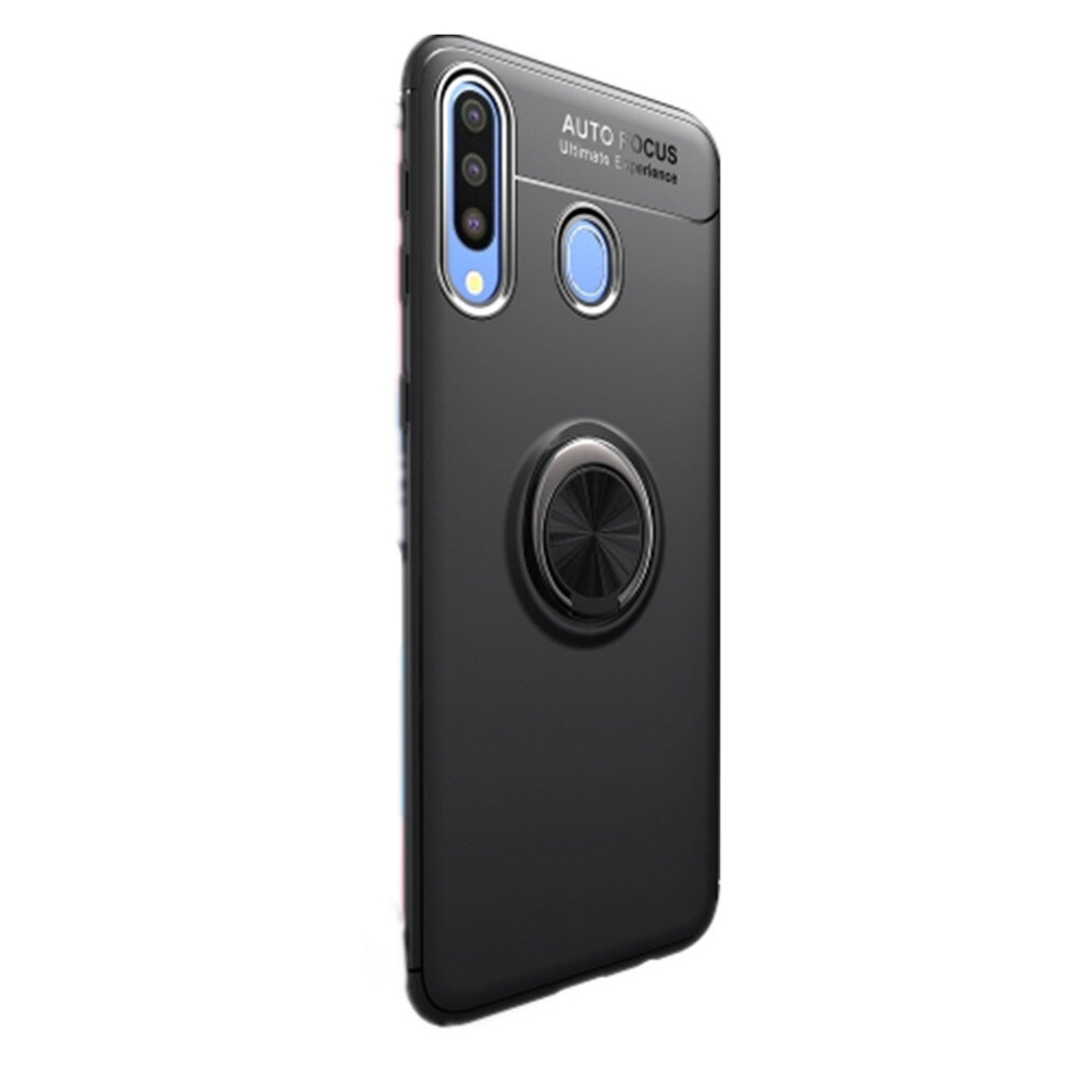 2Pcs Lenuo Shockproof Tpu Case For Galaxy A20 & A30, With Invisible Holder (Black) Black 8881471524835