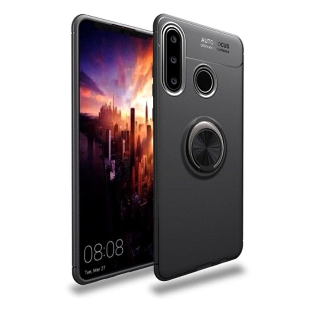 Shockproof Tpu Case For Huawei P30 Lite, With Invisible Holder (Black) Black 8881471522688