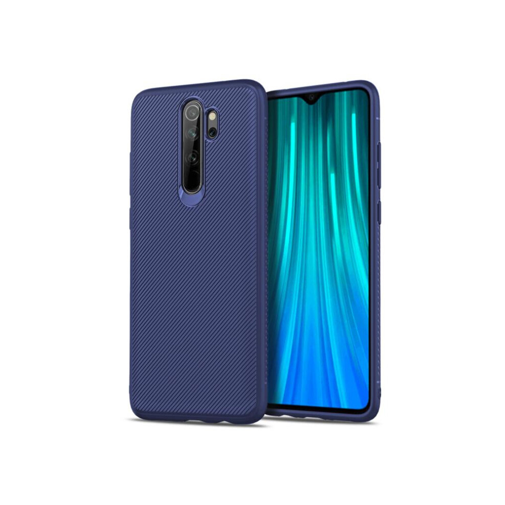 2Pcs For Xiaomi Redmi Note 8 Pro Stripe Texture Tpu Protective Case 8881471524880