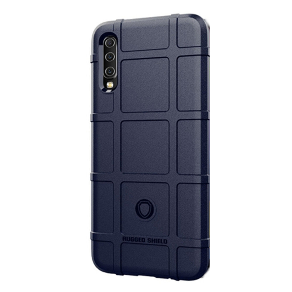 2Pc For Galaxy A70s Full Coverage Shockproof Tpu Case(Blue) Blue 8881471529526