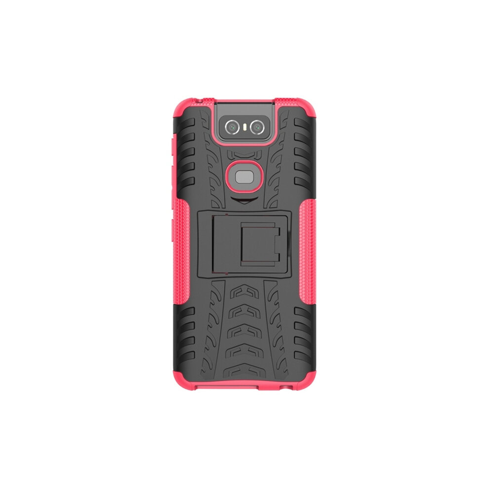 2Pcs Tire Texture Tpu+Pc Shockproof Protective Case Or Asus Zenfone 6 Zs630kl 8881471532625