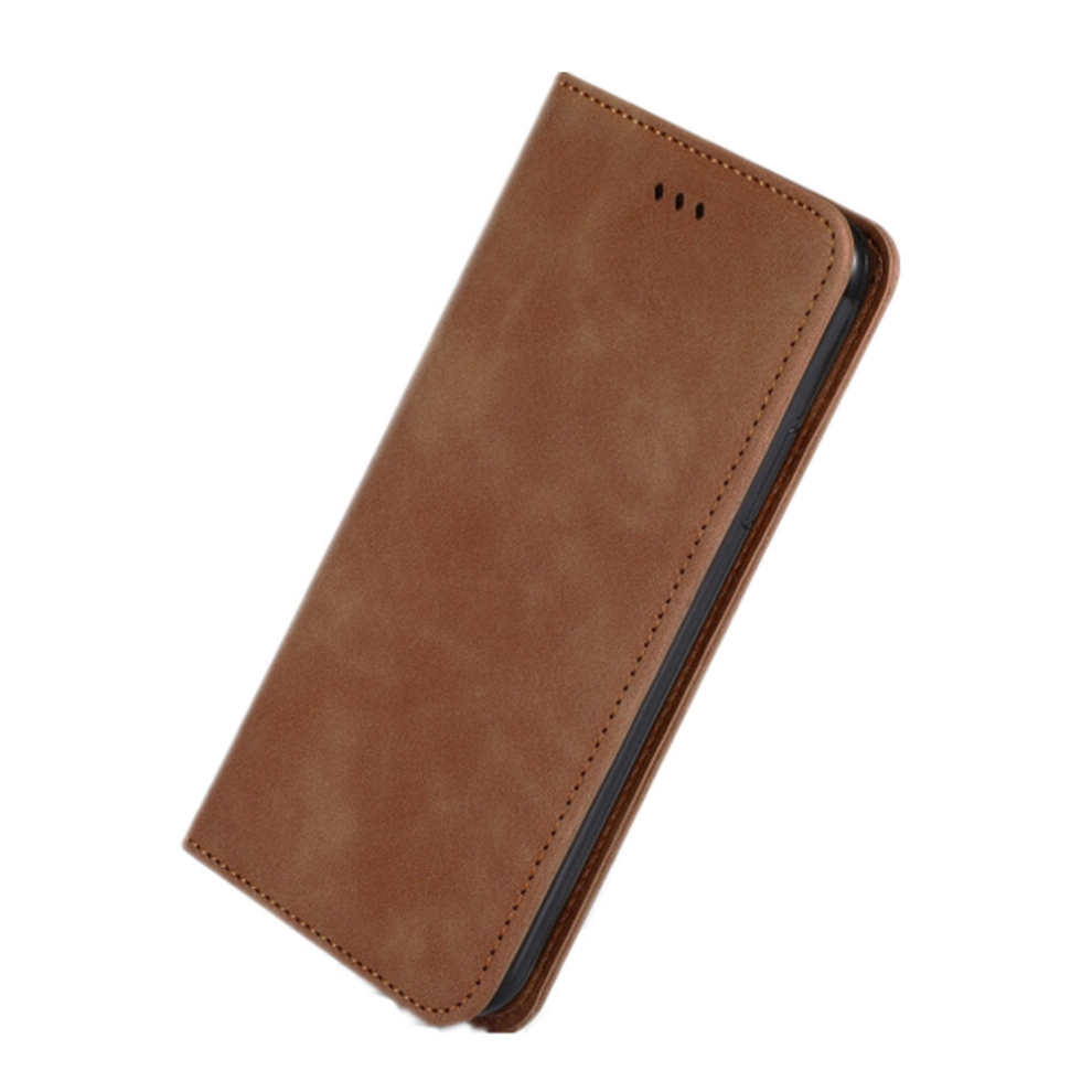 Retro Skin Feel Business Magnetic Horizontal Flip Leather Case For Samsung Galaxy S10??(Brown) Brown 8881471522565