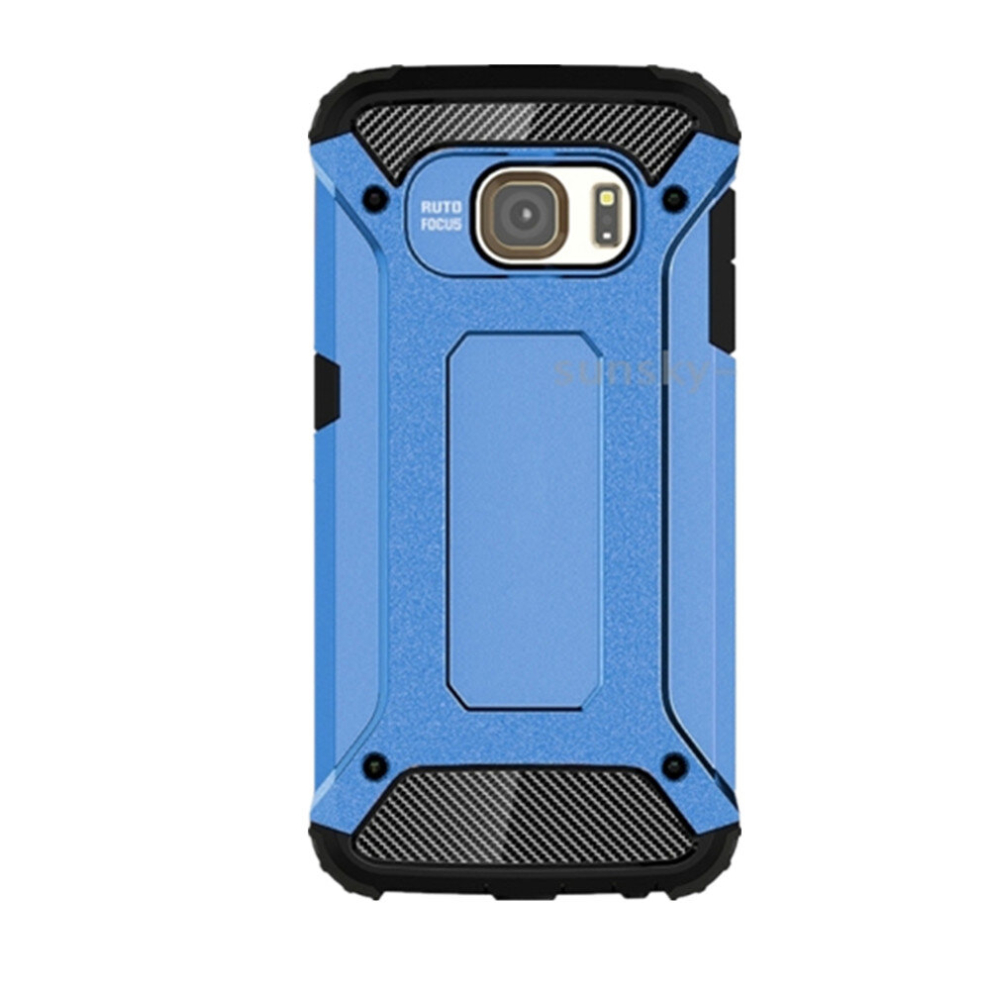 2 Pcs For Galaxy S6 Edge Tough Armor Tpu + Pc Combination Case 8881471533134