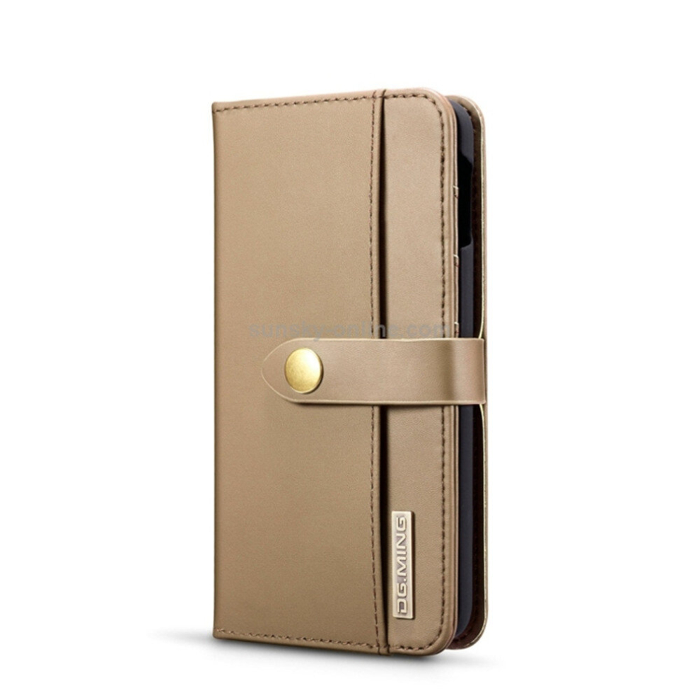 Lambskin Detachable Horizontal Flip Magnetic Case For Galaxy S10 E, With Holder & Card Slots & Wallet(Brown) Brown 8881471532793