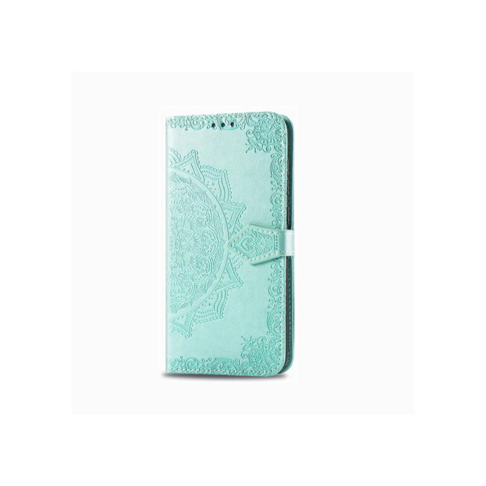 2Pcs For Huawei Honor 10 Lite Halfway Mandala Embossing Pattern Horizontal Flip Leather Case 8881471530096
