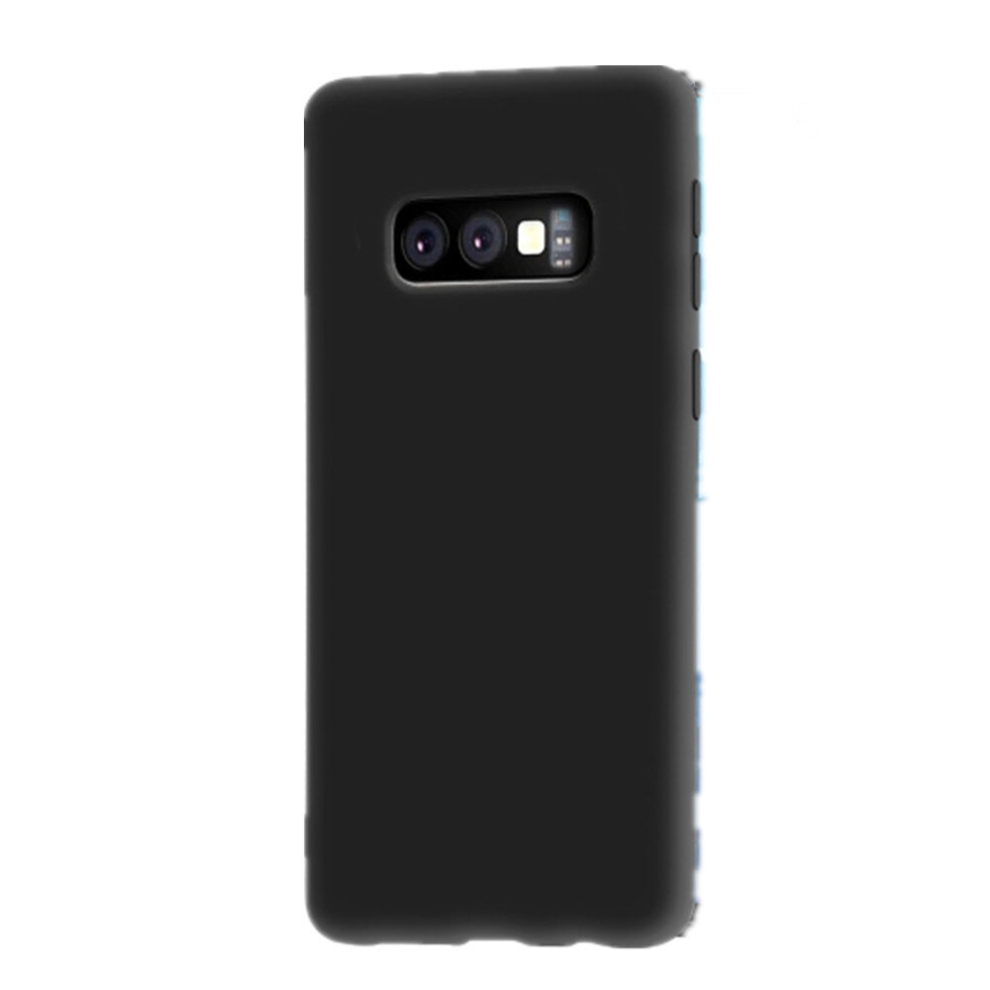 4 Pcs Frosted Soft Tpu Protective Case For Galaxy S10e(Black) Black 8881471526464