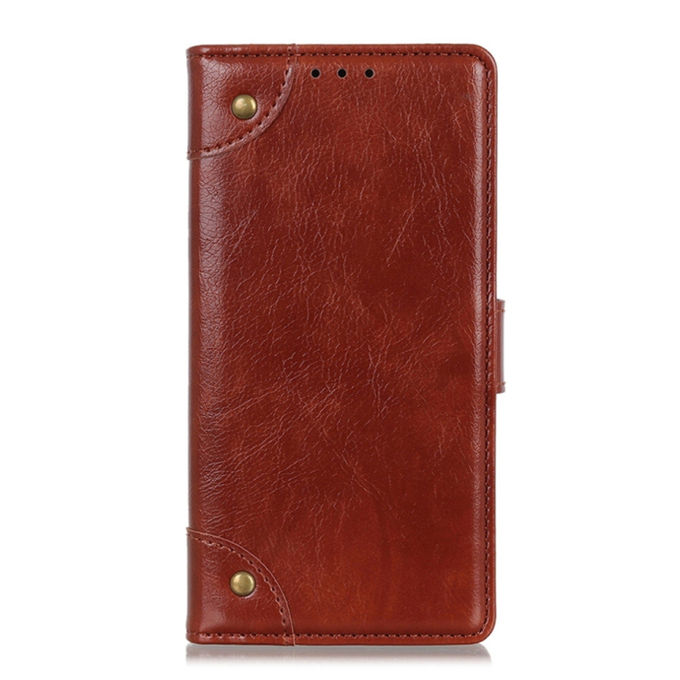 For Xiaomi Mi Note 10 / Cc9 Pro Copper Buckle Nappa Texture Horizontal Flip Leather Case With Holder & Card Slots & Wallet(Brown) Brown 8881471522794