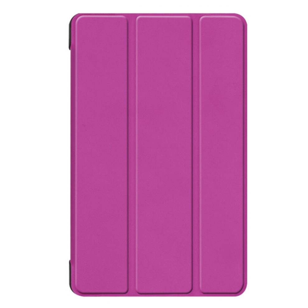 Custer Texture Horizontal Flip Leather Case For Galaxy Tab A 8.0 (2019) P205 / P200, With Three-Folding Holder (Purple) Purple 8881471522824