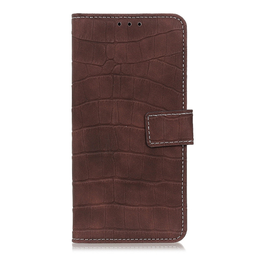 For Huawei Honor X10 Max Crocodile Texture Horizontal Flip Leather Case With Holder & Card Slots & Wallet(Brown) Brown 8881471524224