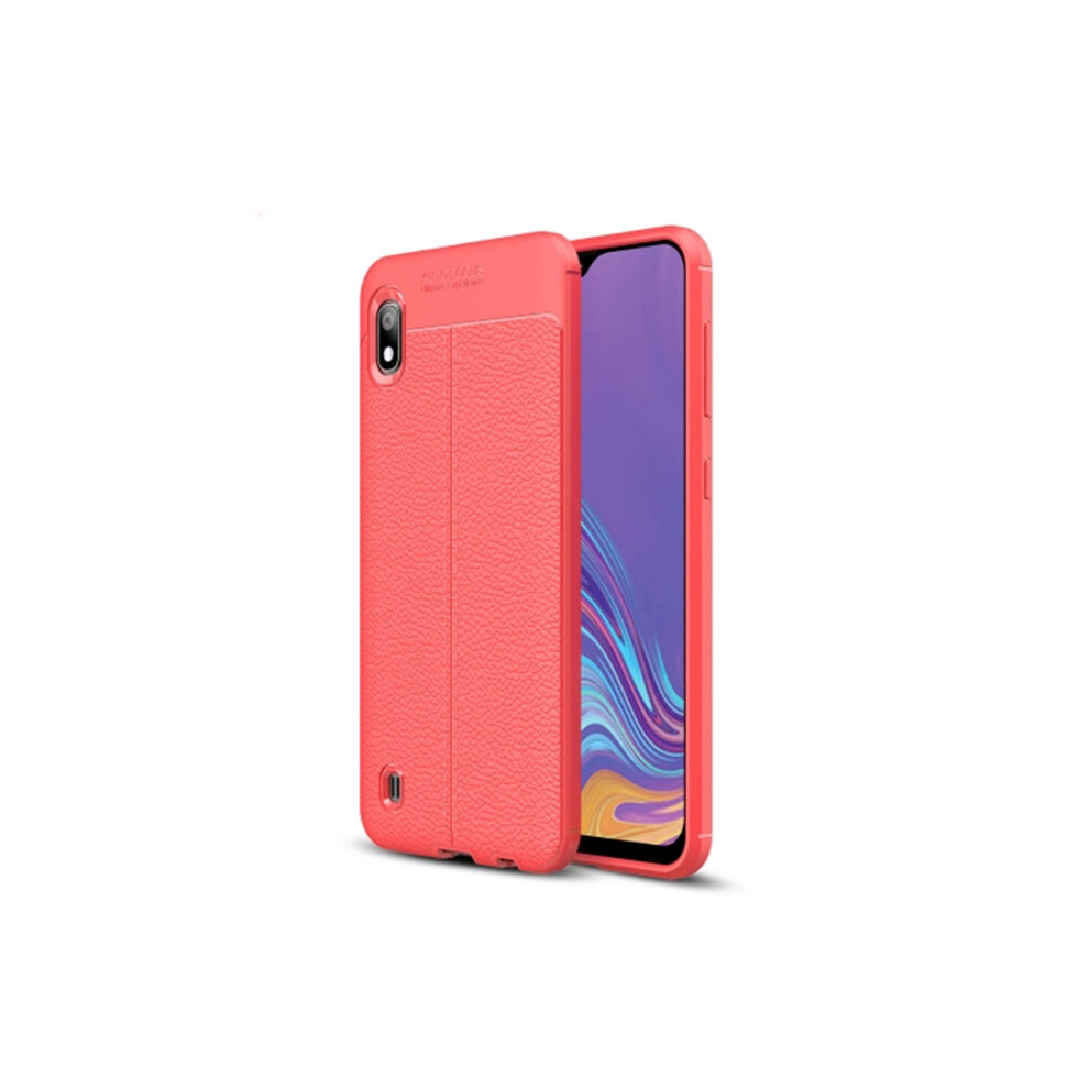 2Pcs Litchi Texture Tpu Shockproof Case For Galaxy A10 8881471527188