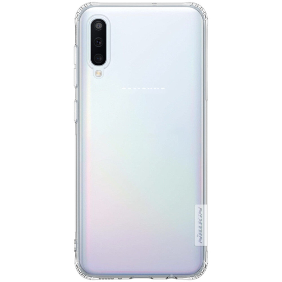 Nature Tpu Transparent Soft Case For Galaxy A50(White) White 8881471533264