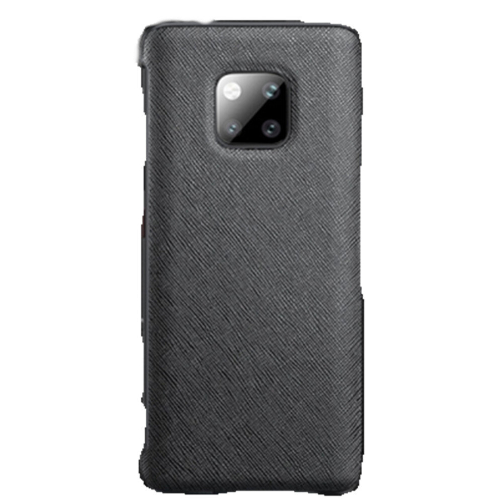 Cross Texture Horizontal Flip Leather Case For Huawei Mate 20 Pro, With Call Answering Function & Sleep / Wake-Up (Black) Black 8881471530744