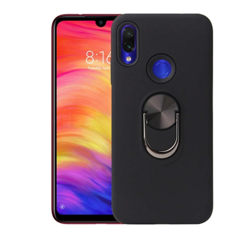 2 Pcs 360 Rotary Multifunctional Stent Pc+Tpu Case For Huawei Y9(2019),With Magnetic Invisible Holder(Black) Black 8881471529267