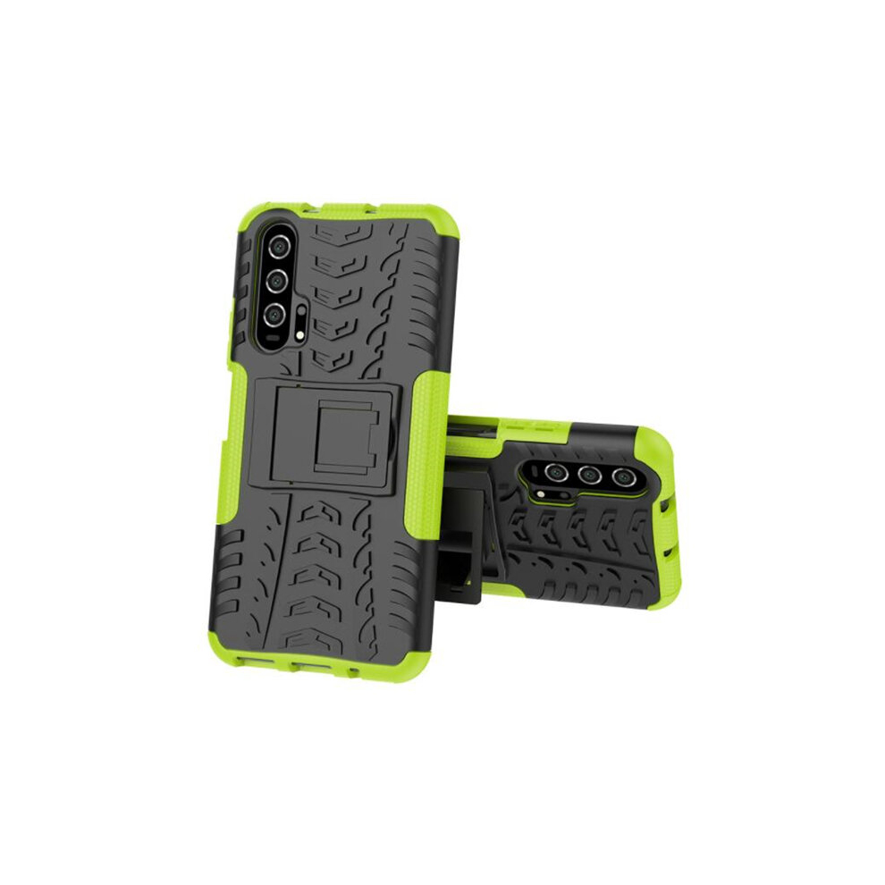 2Pcs For Huawei Honor 20 Pro Tire Texture Tpu + Pc Shockproof Case 8881471533370