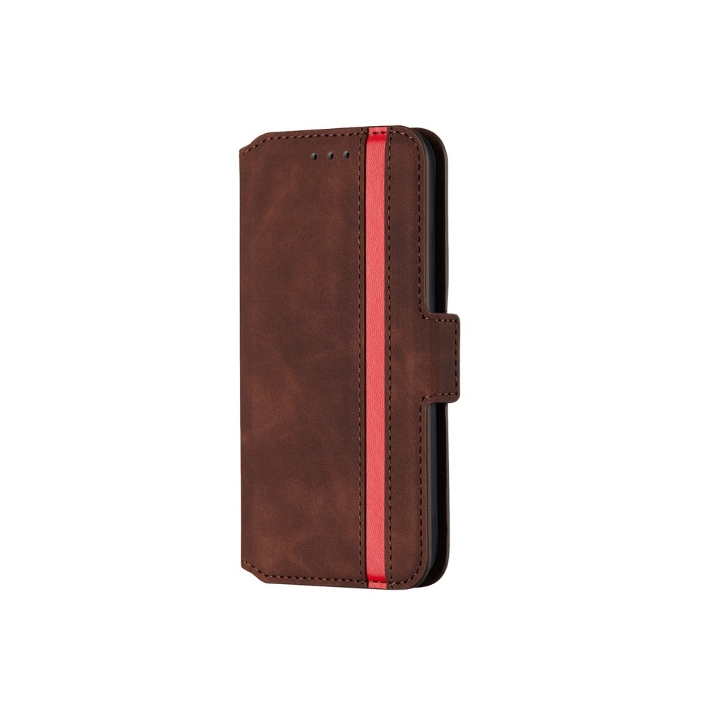 For Galaxy A2 Core Retro Frosted Oil Side Horizontal Flip Case With Holder & Card Slots(Wine ) Red 8881471530287