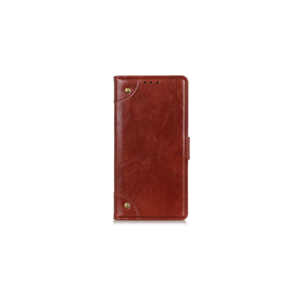 Copper Buckle Nappa Texture Horizontal Flip Leather Case For Galaxy A10 8881471529281