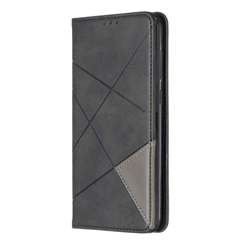 Rhombus Texture Horizontal Flip Magnetic Leather Case With Holder & Card Slots For Huawei Y7 (2019) / Y7 Prime (2019)(Black) Black 8881471525849