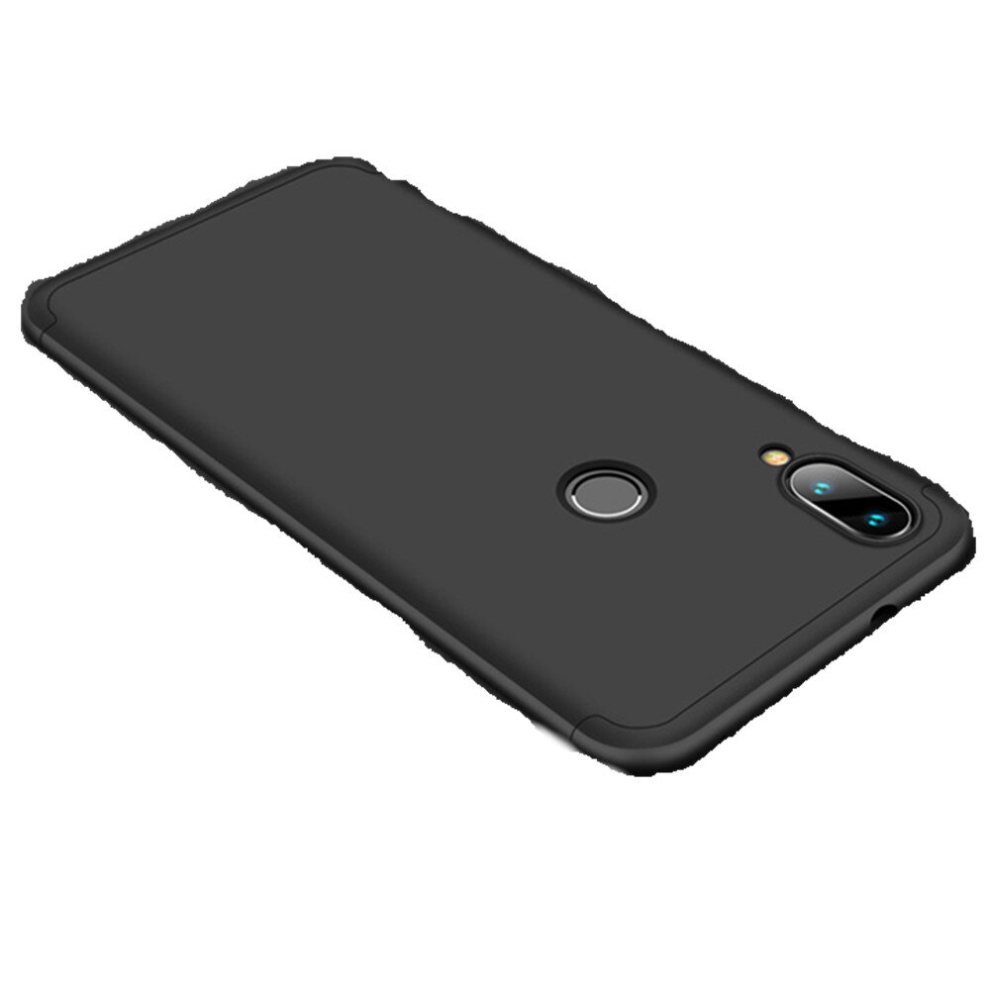 Three Stage Splicing Full Coverage Pc Case For Xiaomi Mi Play (Black) Black 8881471531710