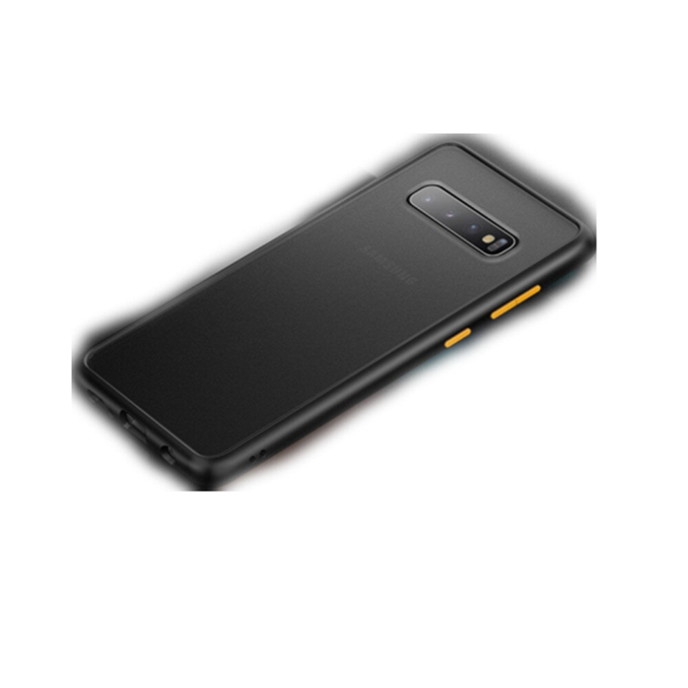 Shockproof Frosted Pc+ Tpu Case For Galaxy S10+ (Black) Black 8881471531086