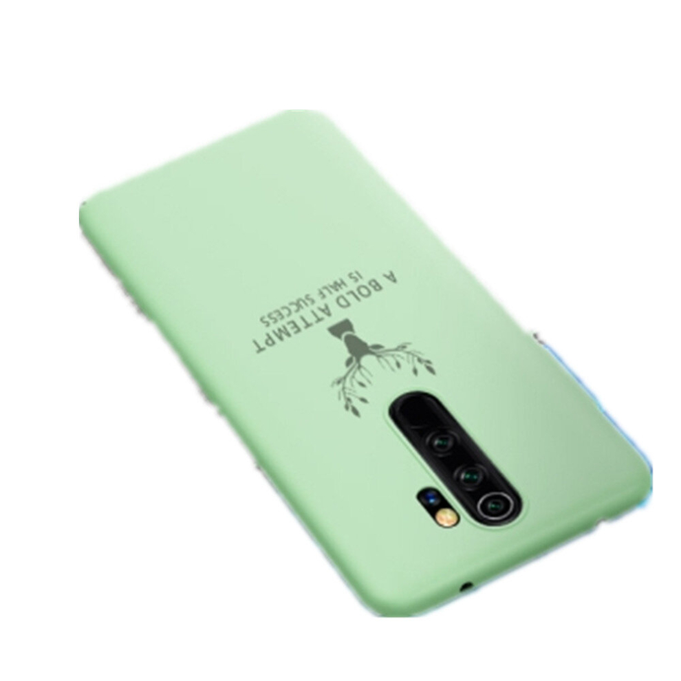 2 Pcs For Xiaomi Redmi Note 8 Pro Elk Pattern Ultra-Thin Soft Tpu Full Coverage Protective Case 8881471524460