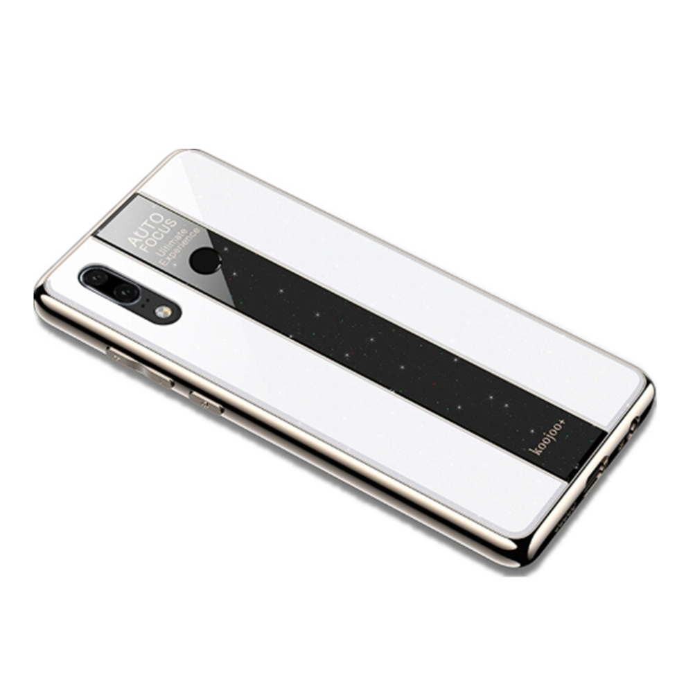 Electroplated Mirror Glass Case For Huawei P30 Lite(White) White 8881471532274