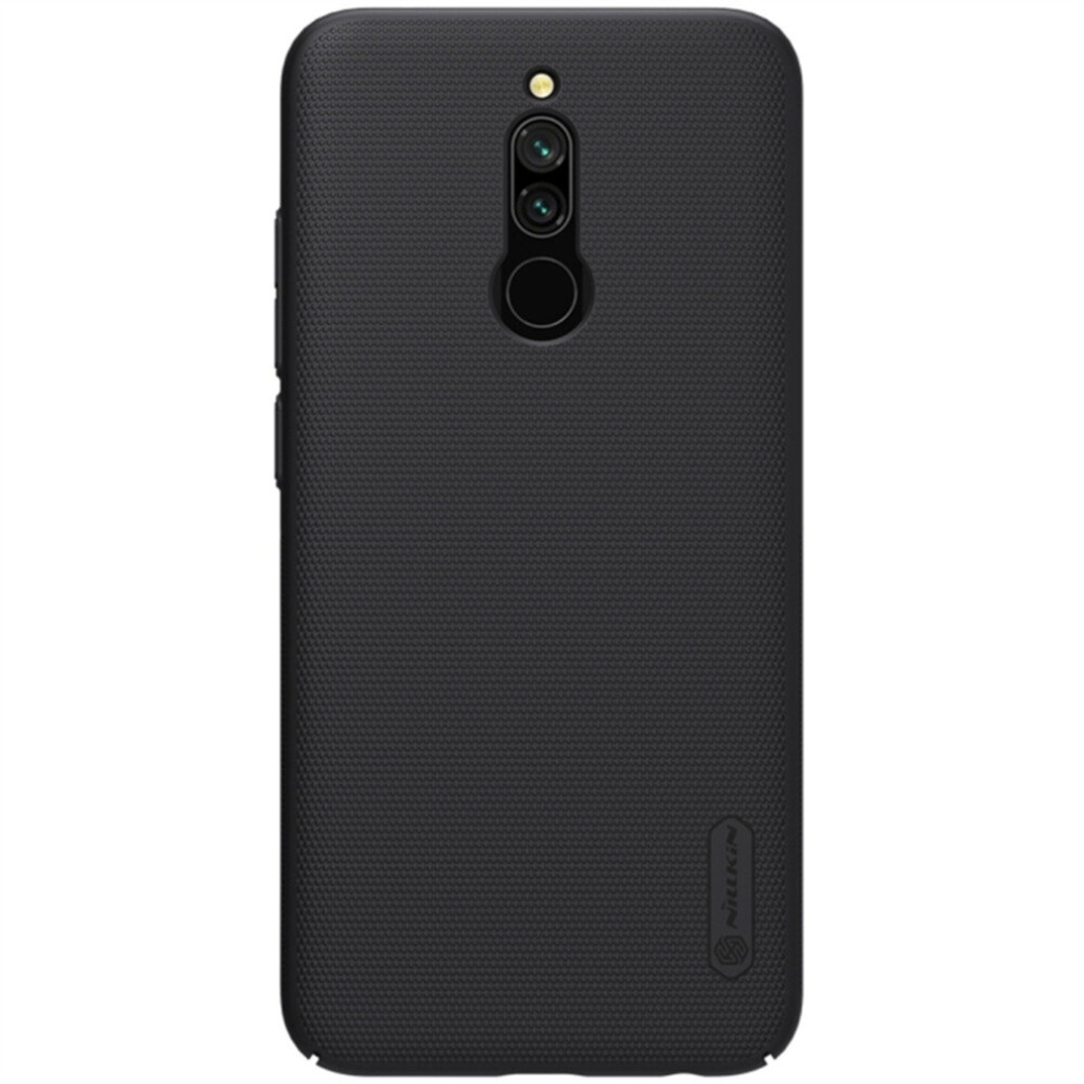 For Xiaomi Redmi 8 Frosted Concave-Convex Texture Pc Protective Case(Black) Black 8881471530843