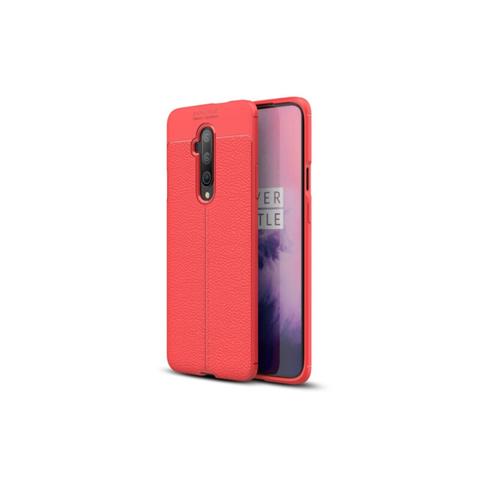 2Pcs For Oneplus 7T Pro Litchi Texture Tpu Shockproof Case 8881471528383