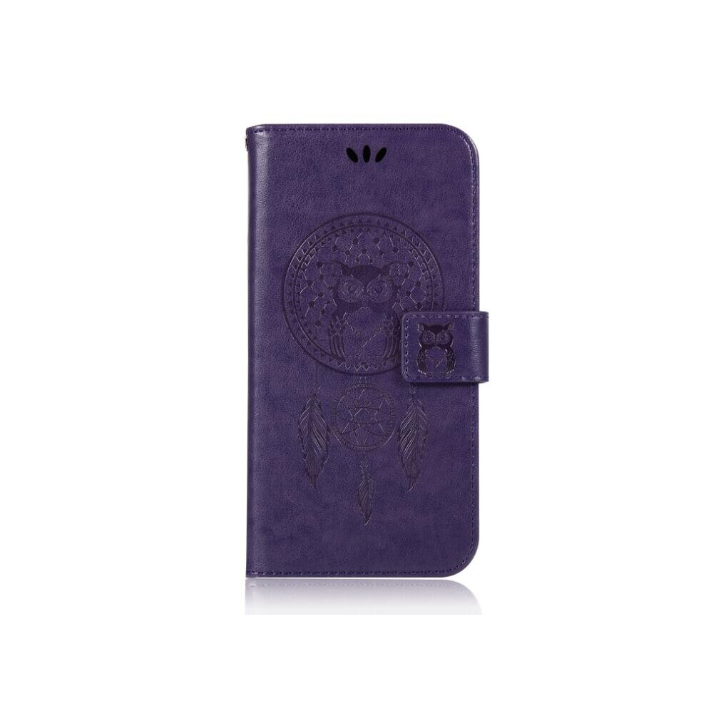 2Pcs Wind Chime Owl Embossing Pattern Horizontal Flip Leather Case For Huawei Honor 10I / Honor 20 Lite 8881471527294