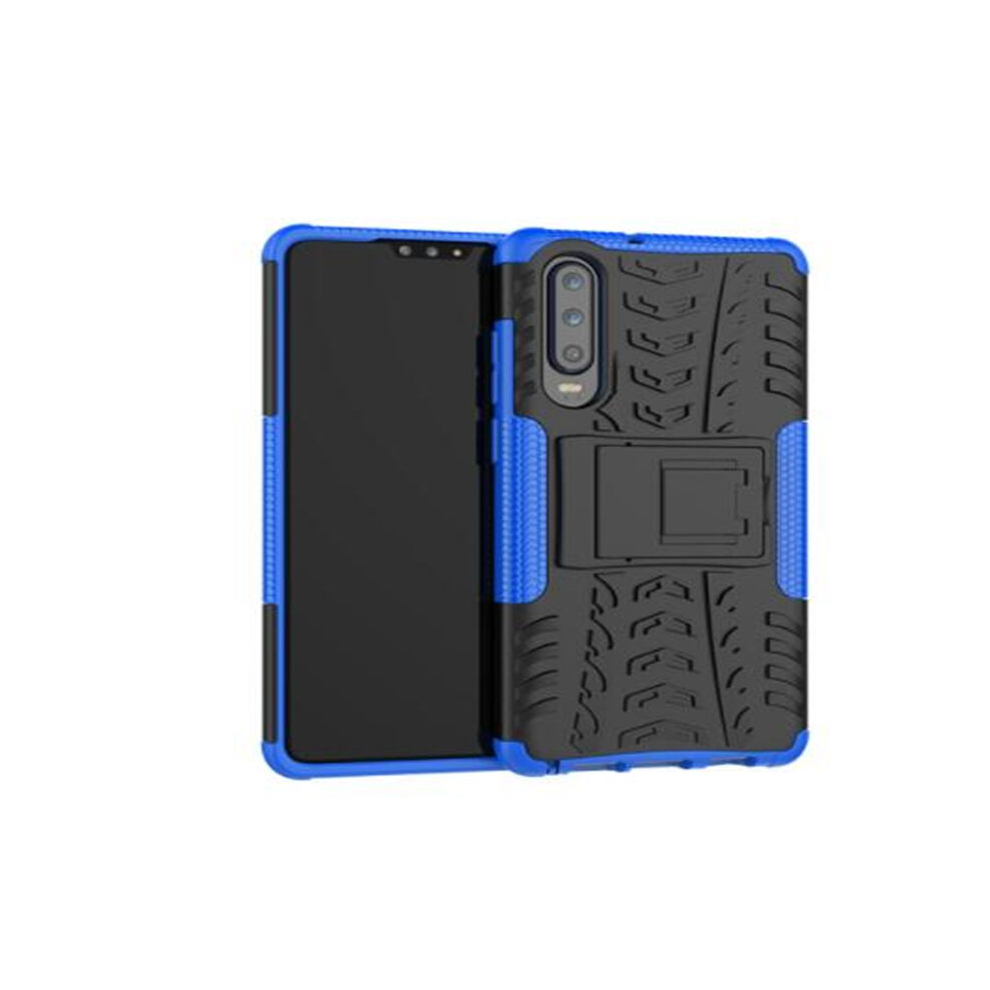 2Pcs Tire Texture Tpu+Pc Shockproof Case For Huawei P30 8881471530409