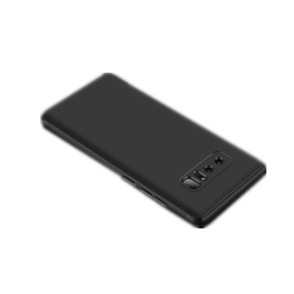 Photos - Case Keshen for Galaxy Note 8 PC 360 Degrees Full Coverage Protective Back Cover (Black)