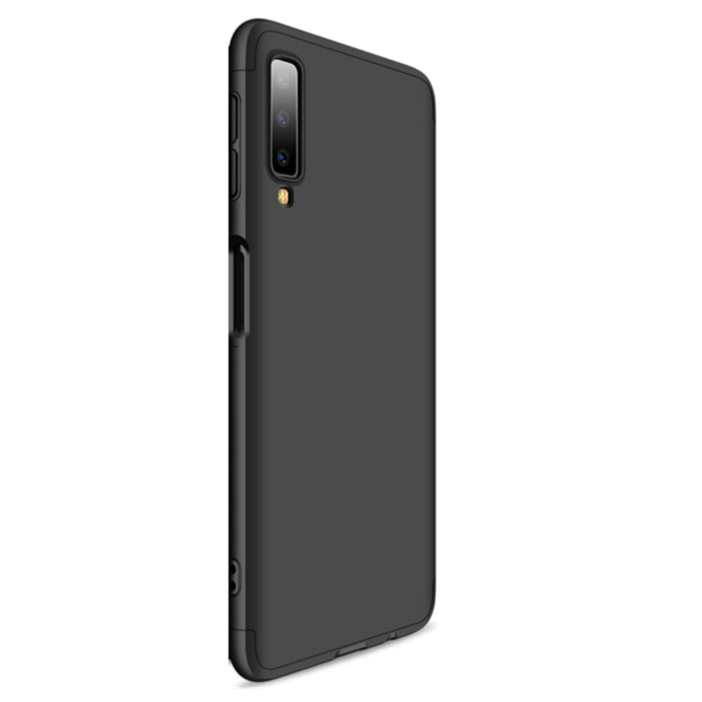 Three Stage Splicing Full Coverage Pc Case For Samsung Galaxy A7 (2018) (Black) Black 8881471526631